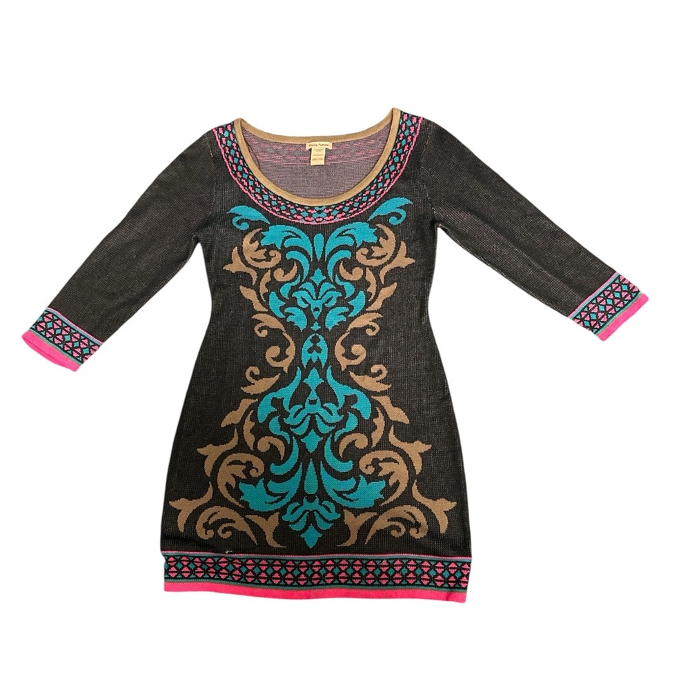 Flying Tomato Sweater Dress Women’s Medium Knit Boho Mini